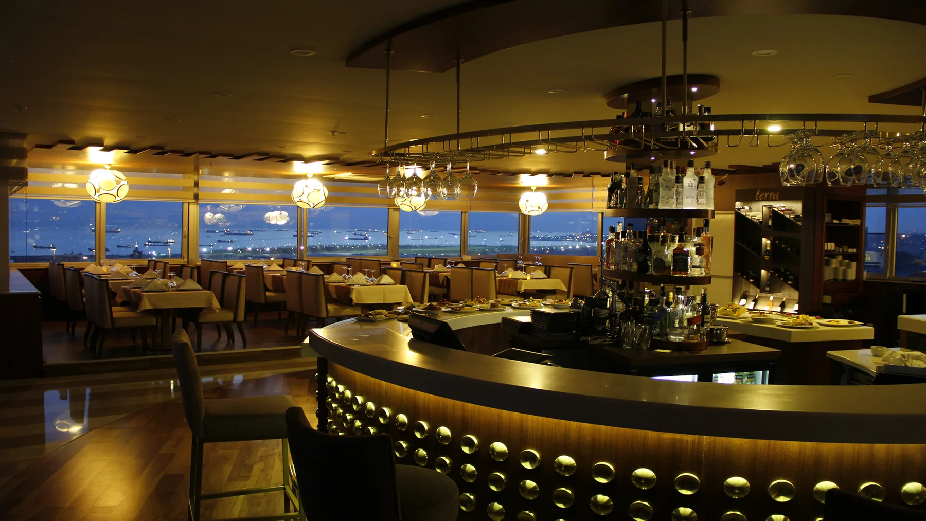Interior de una habitación del hotel
