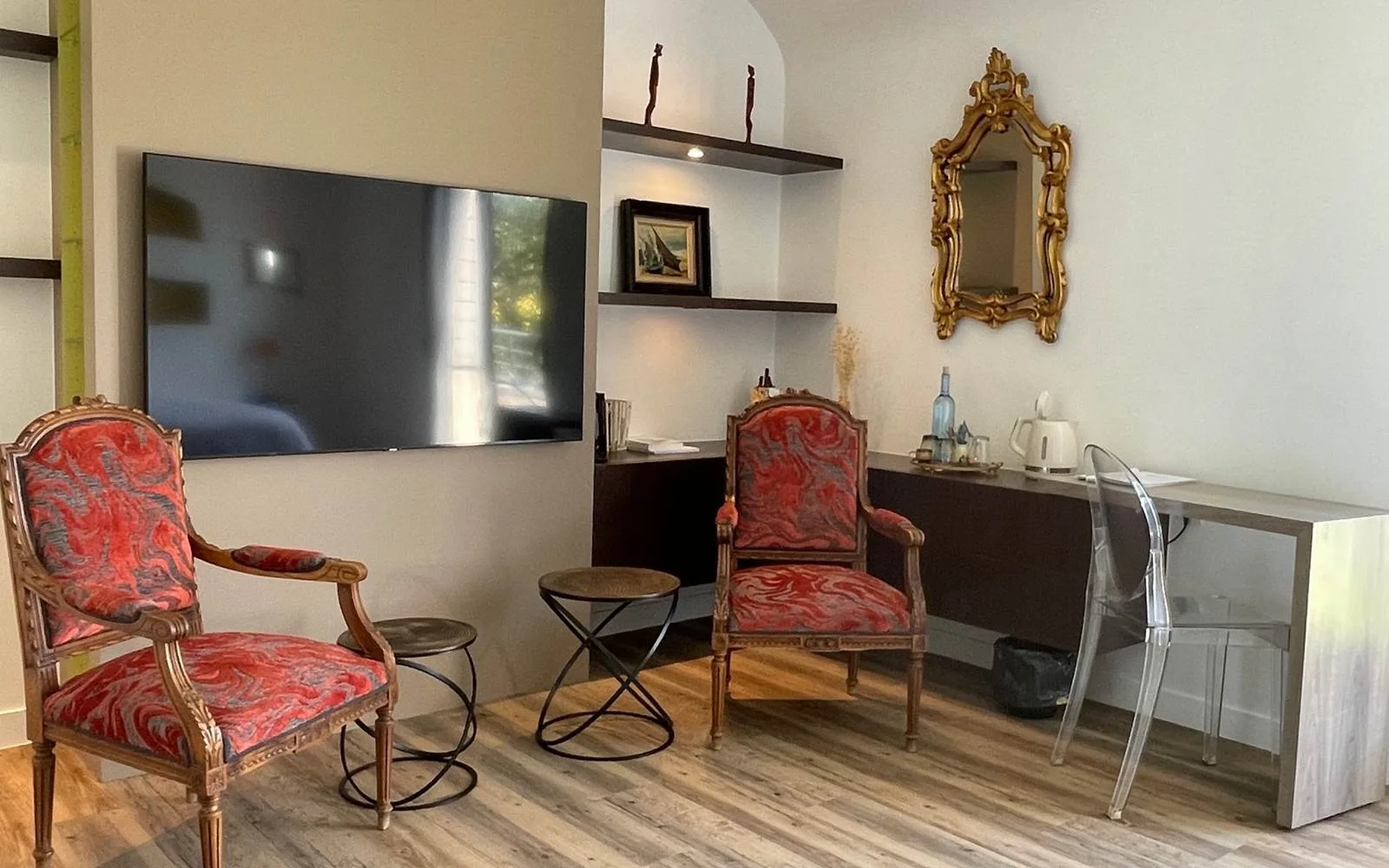 Interior de la villa
