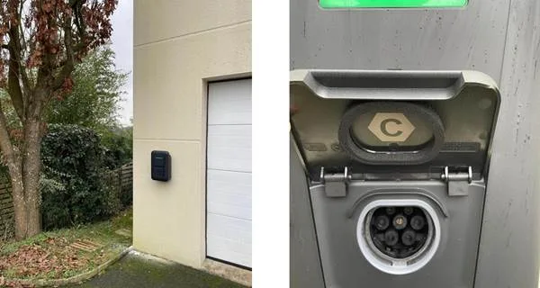 Punto de recarga para vehículos eléctricos