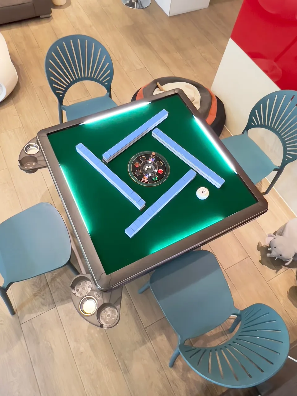 Mesa eléctrica de mahjong