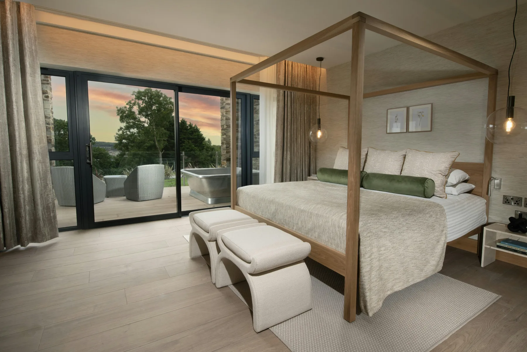 Dormitorio de la suite