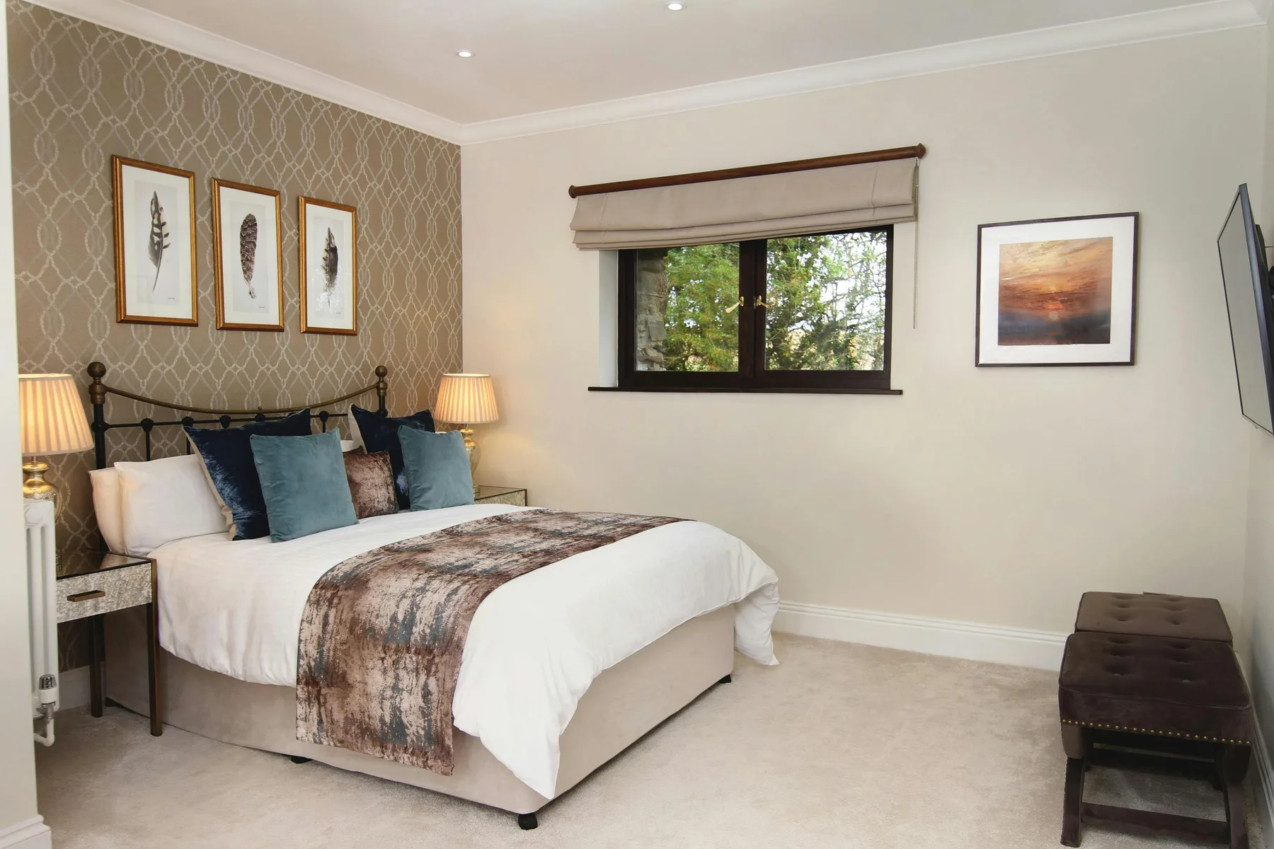 Dormitorio de la suite ejecutiva