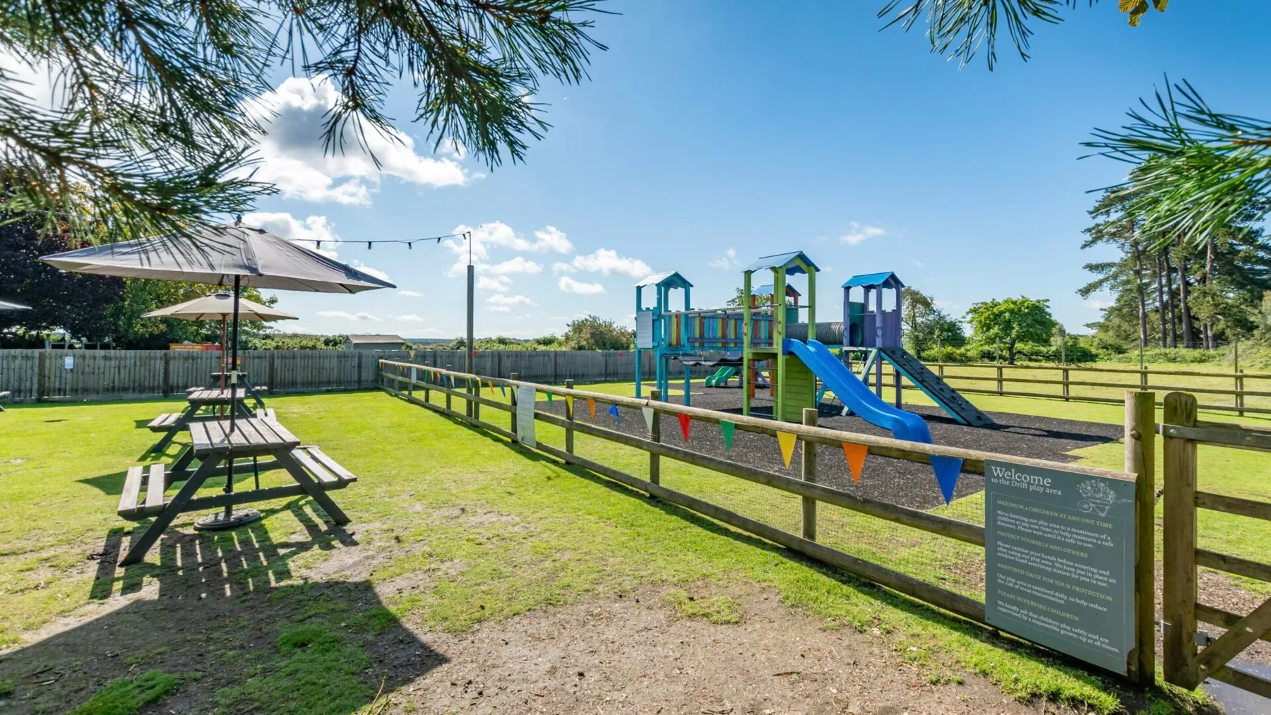Children's play area at Beaulieu Hotel