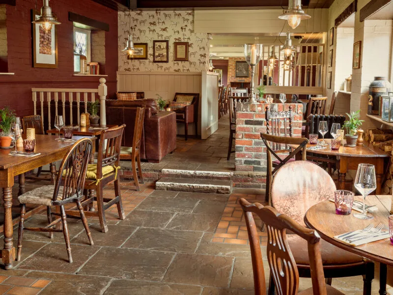 The Drift Inn dining room