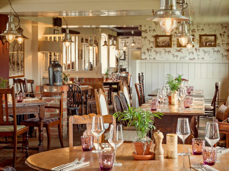 Seating at The Drift Inn