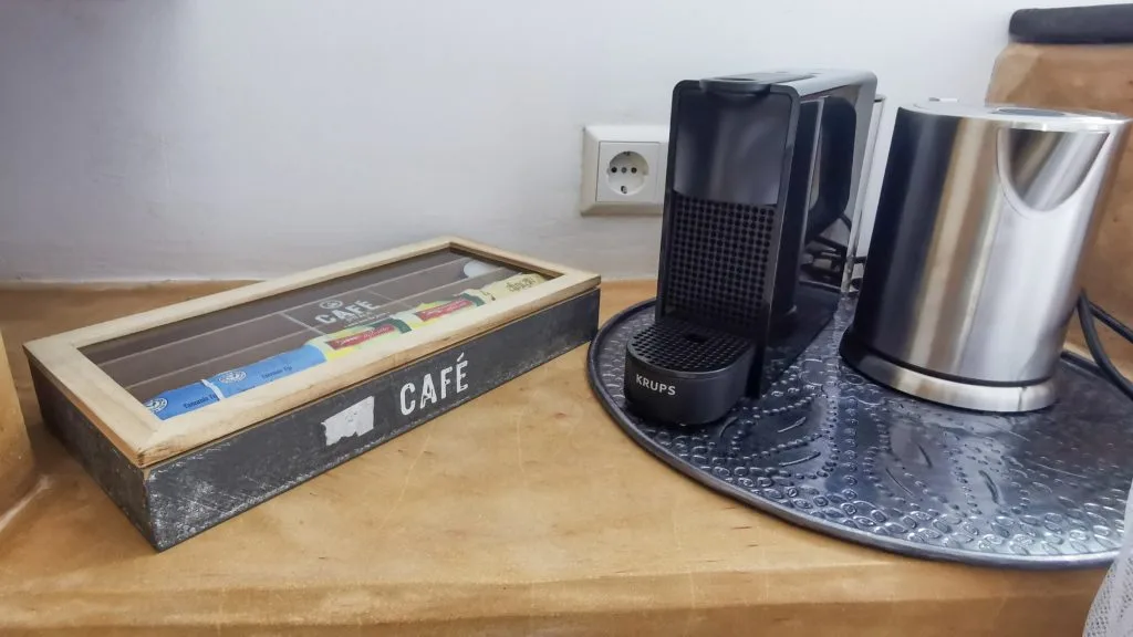 Estación de café y té