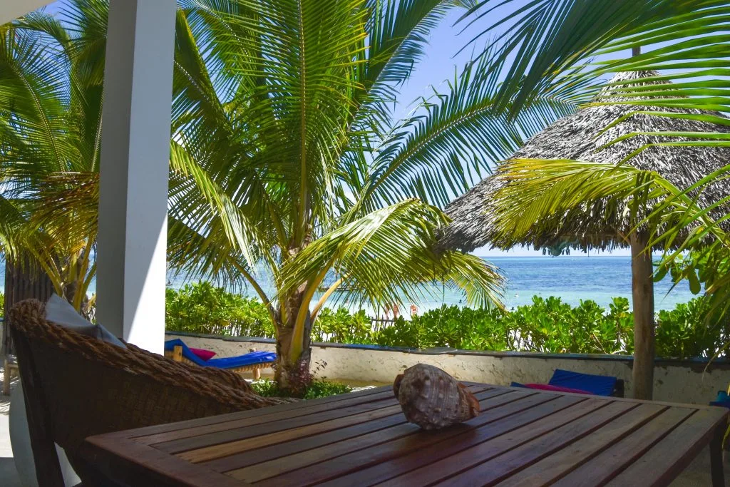 Vista al mar desde la terraza