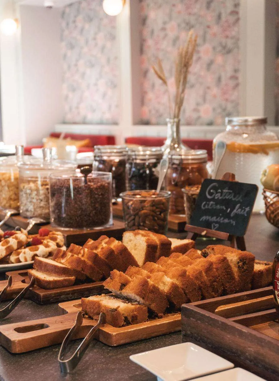 Hôtel Botaniste - Desayuno