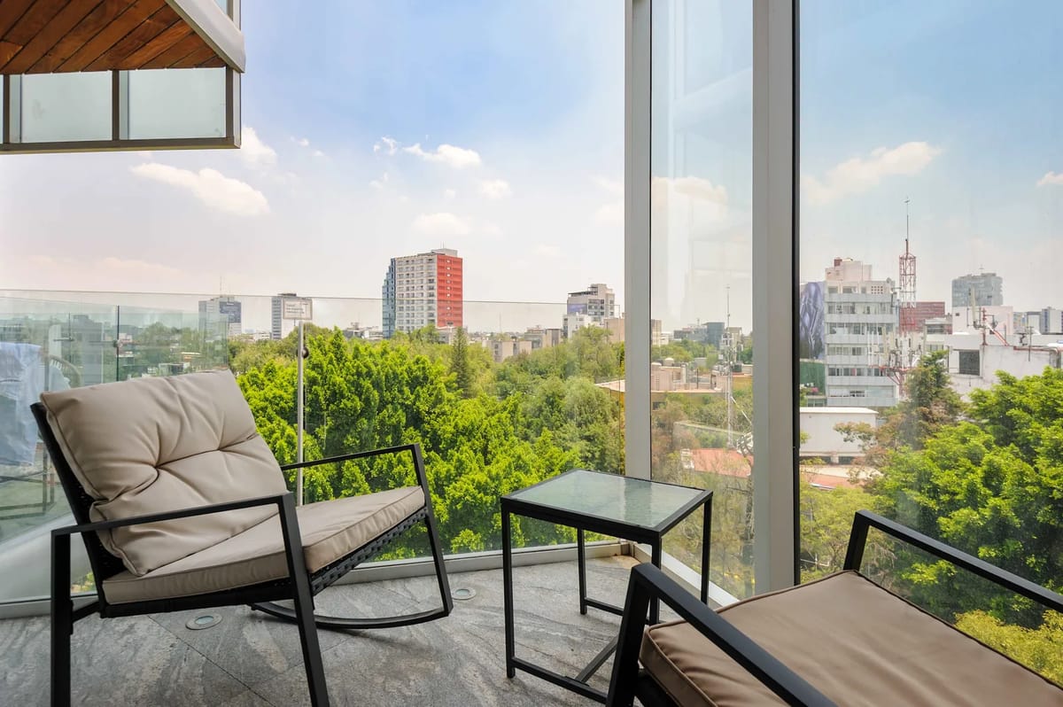 Amazing & Cozy Loft w/ Balcony in Roma Norte
