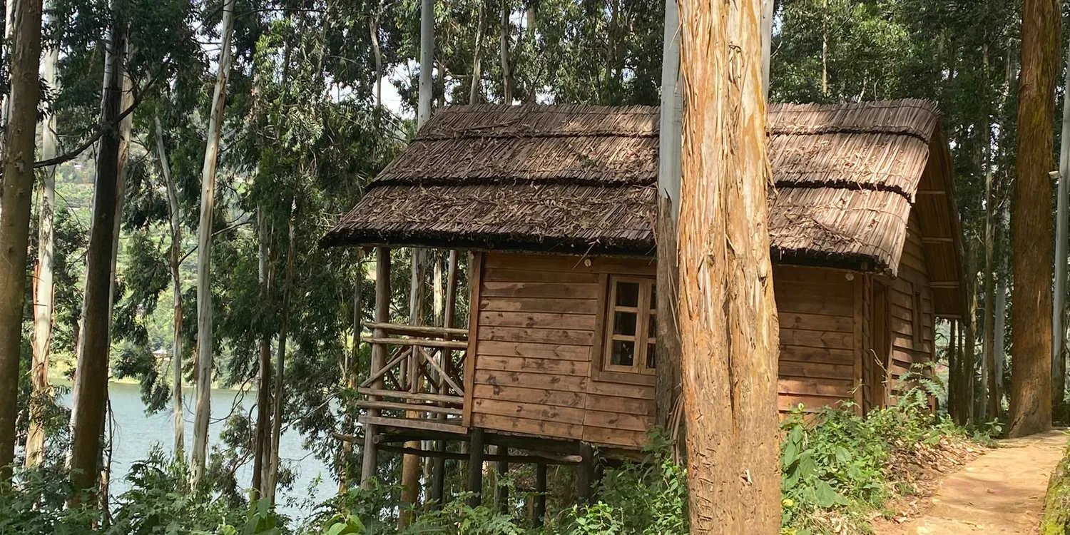Casa en el árbol en la isla de Itambira