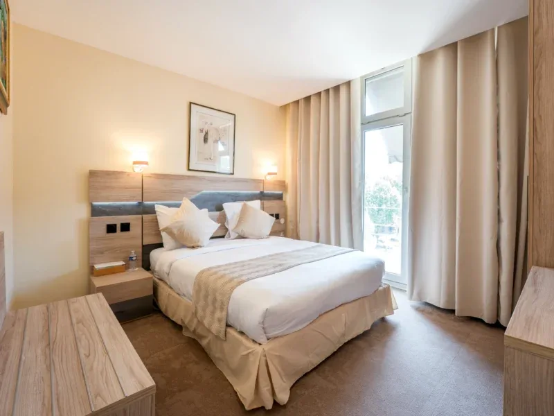 Habitación de hotel para dos personas