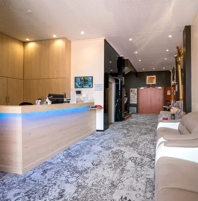 Recepción del hotel