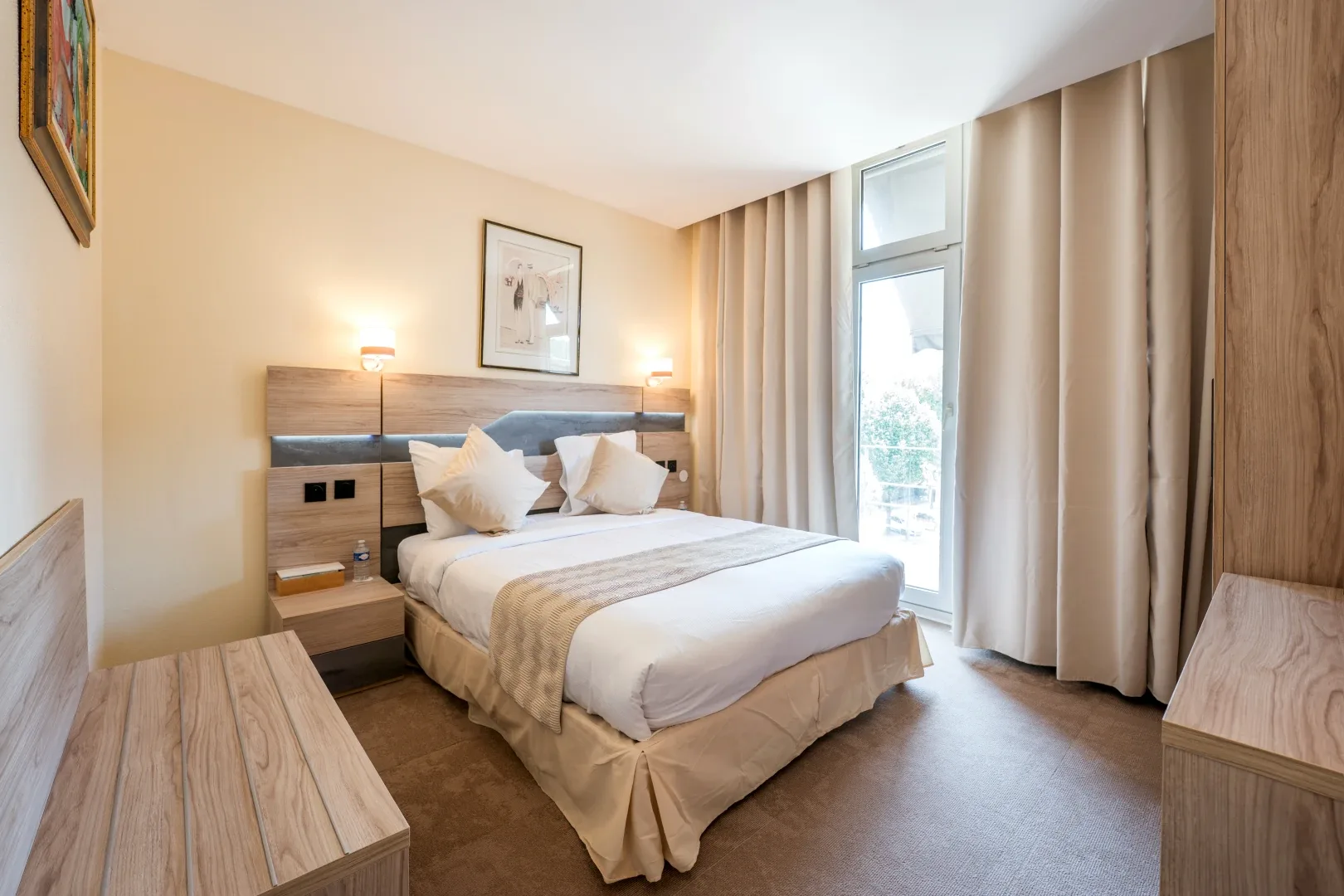 Habitación de hotel para dos personas