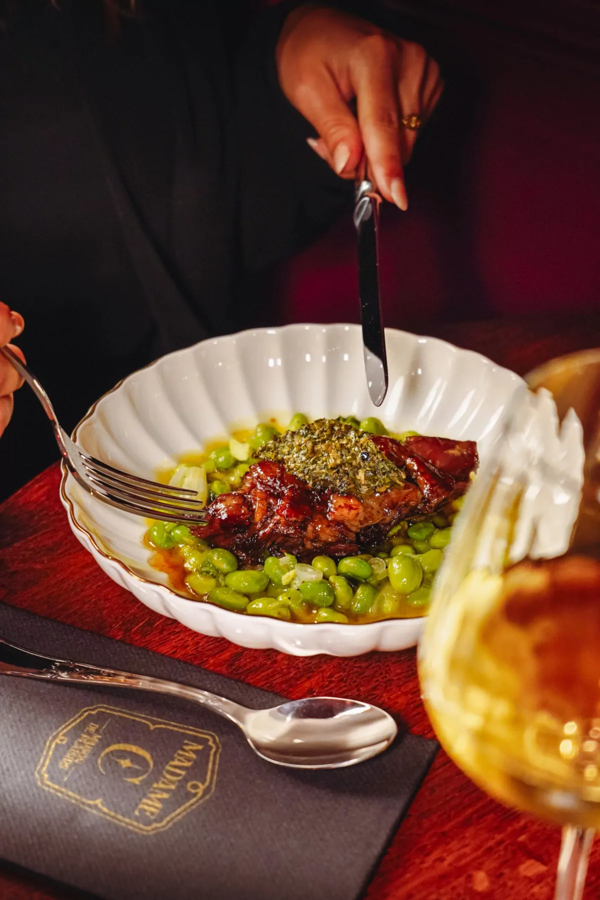 Plato del restaurante