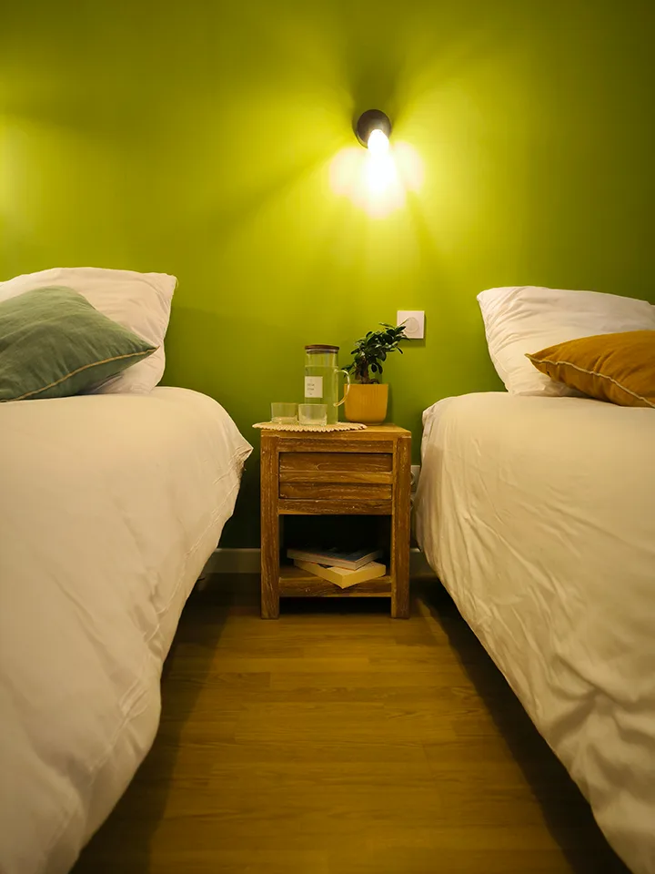 Habitación con dos camas individuales