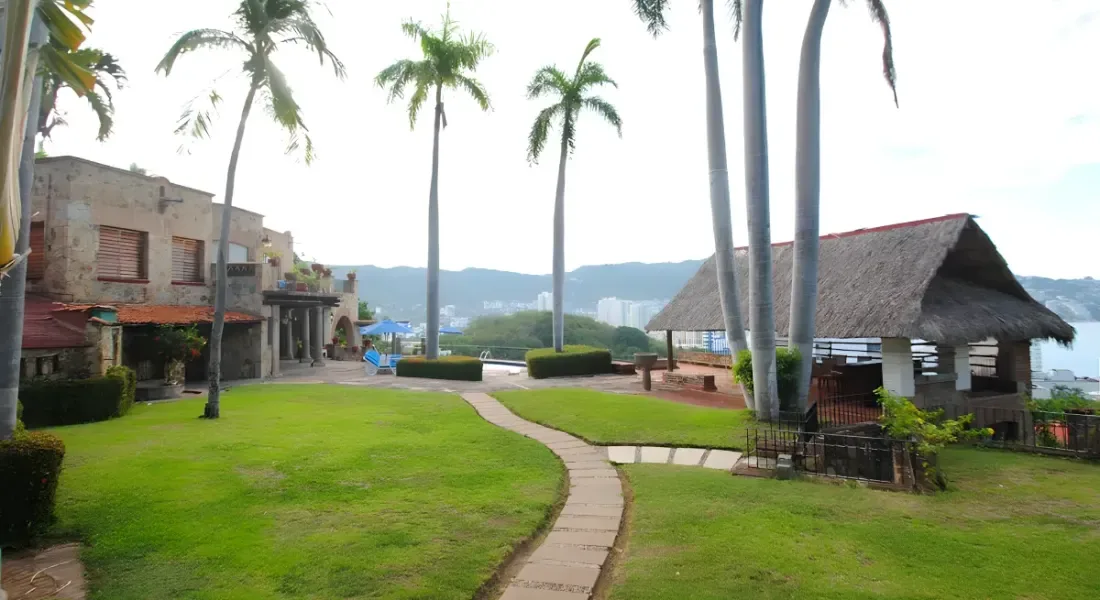 Áreas exteriores del hotel