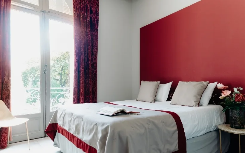 Chambre Henriette avec vue sur le parc
