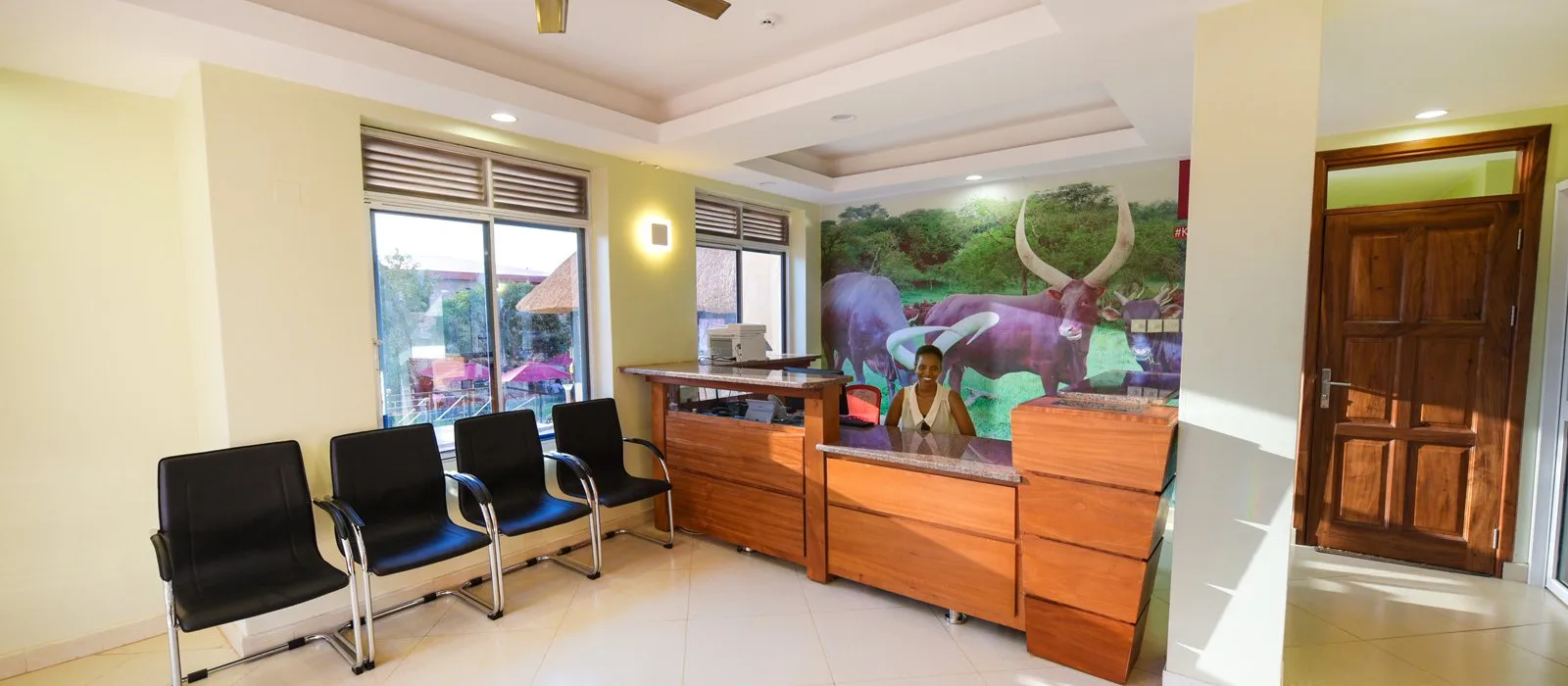 Recepción del hotel