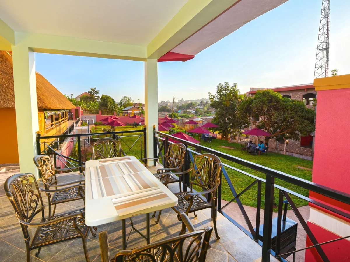 Terraza del hotel