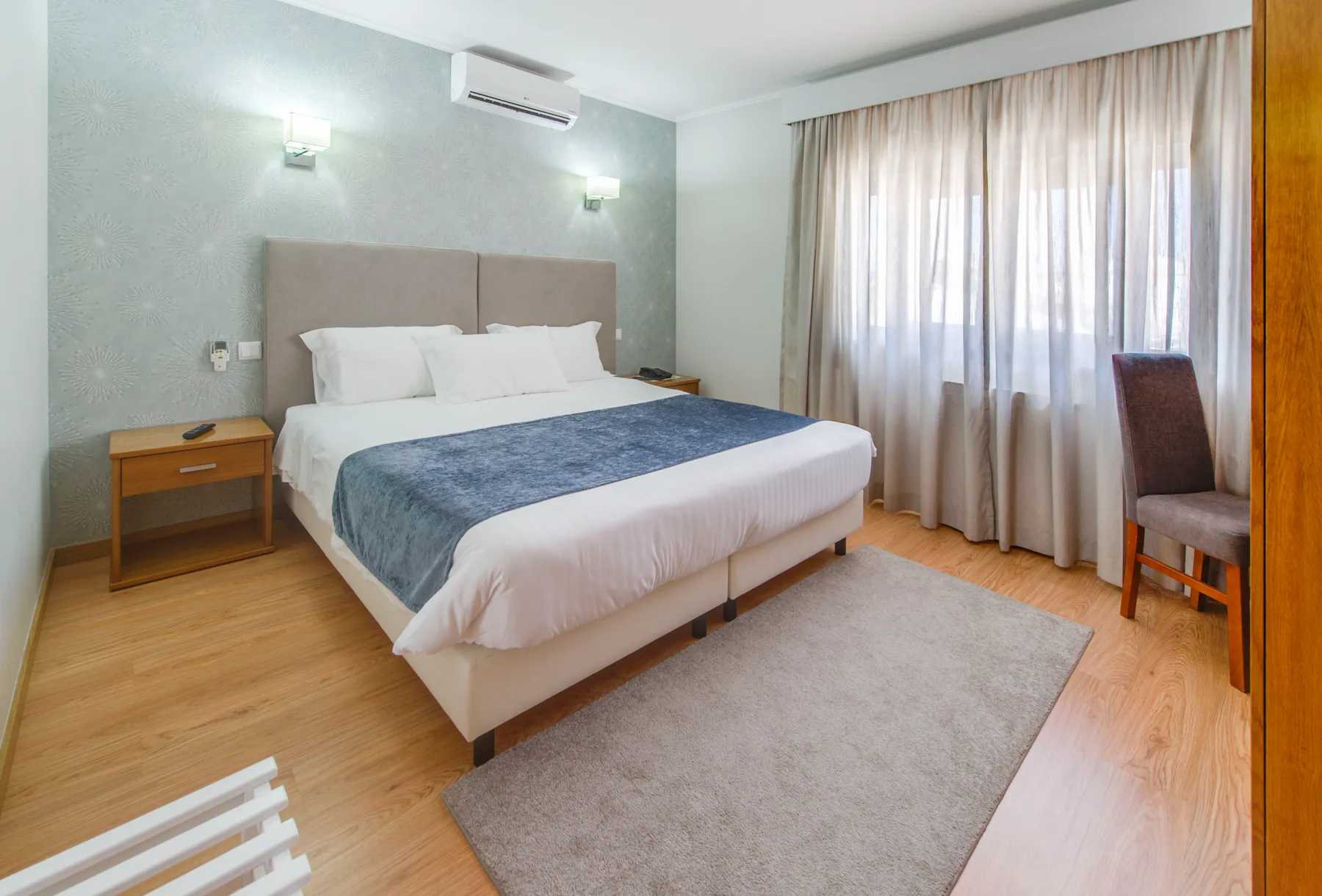 Habitación con cama doble o dos camas individuales