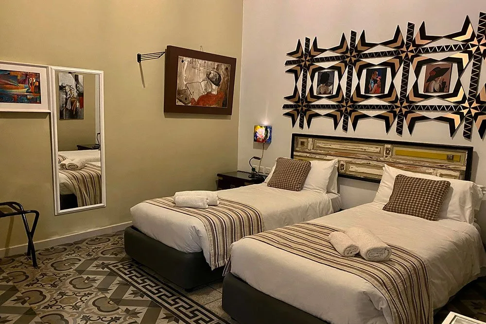 Room 616 beds