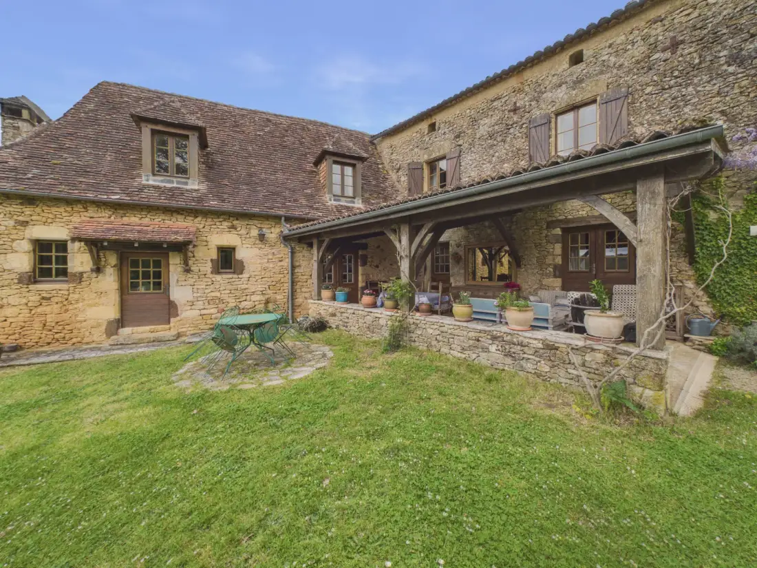 Casa en Urval - Casa típica de Dordoña con piscina y vistas