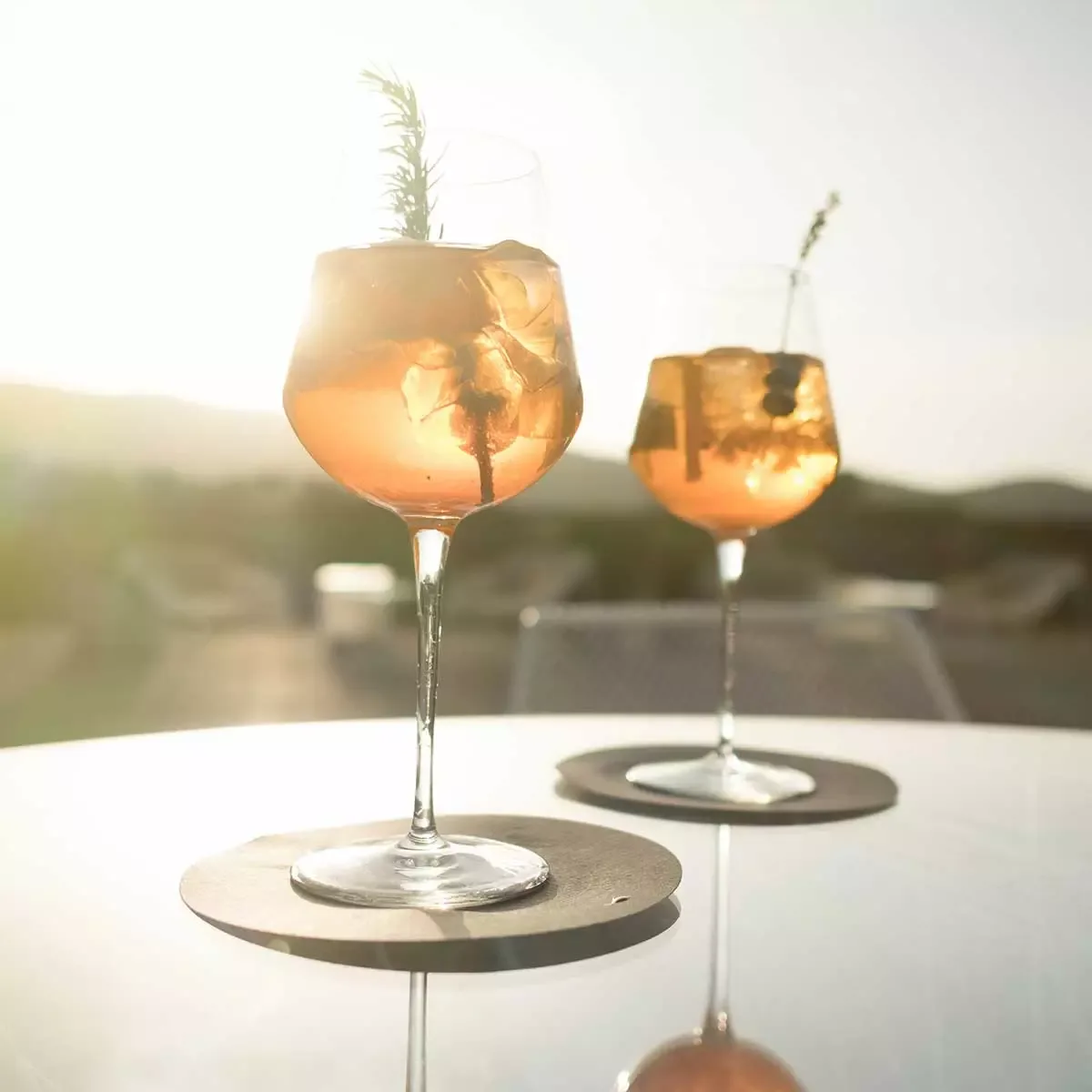 Panoramic cocktail bar
