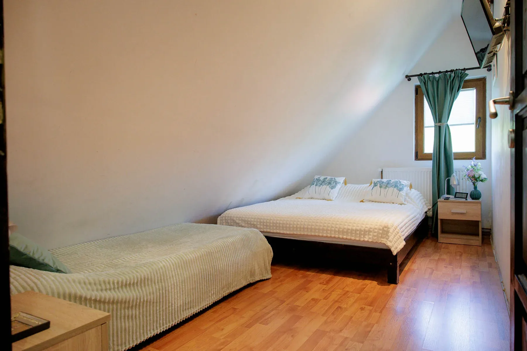 Dormitorio en el ático