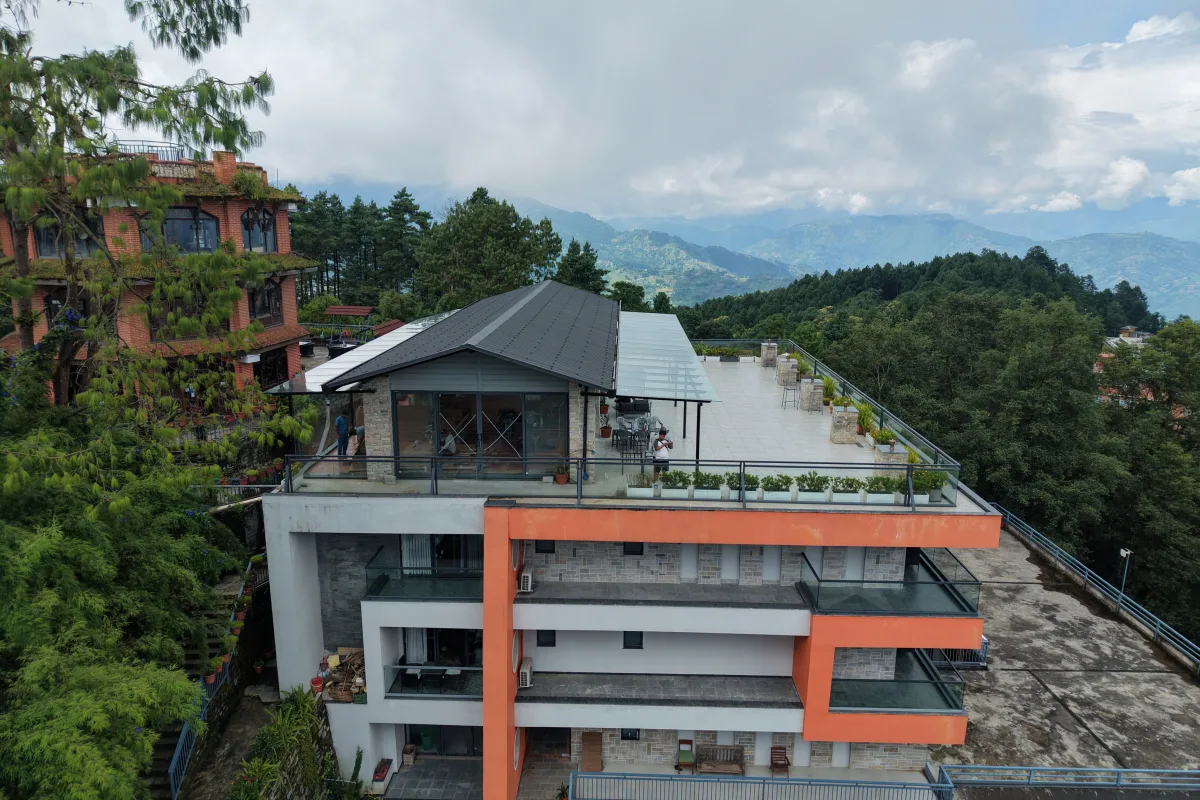 Tranquila casa de campo junto a las estribaciones del Himalaya