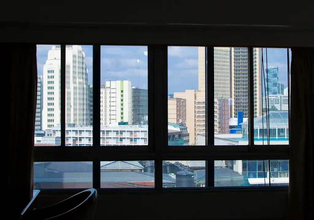 Vista desde la ventana de la habitación