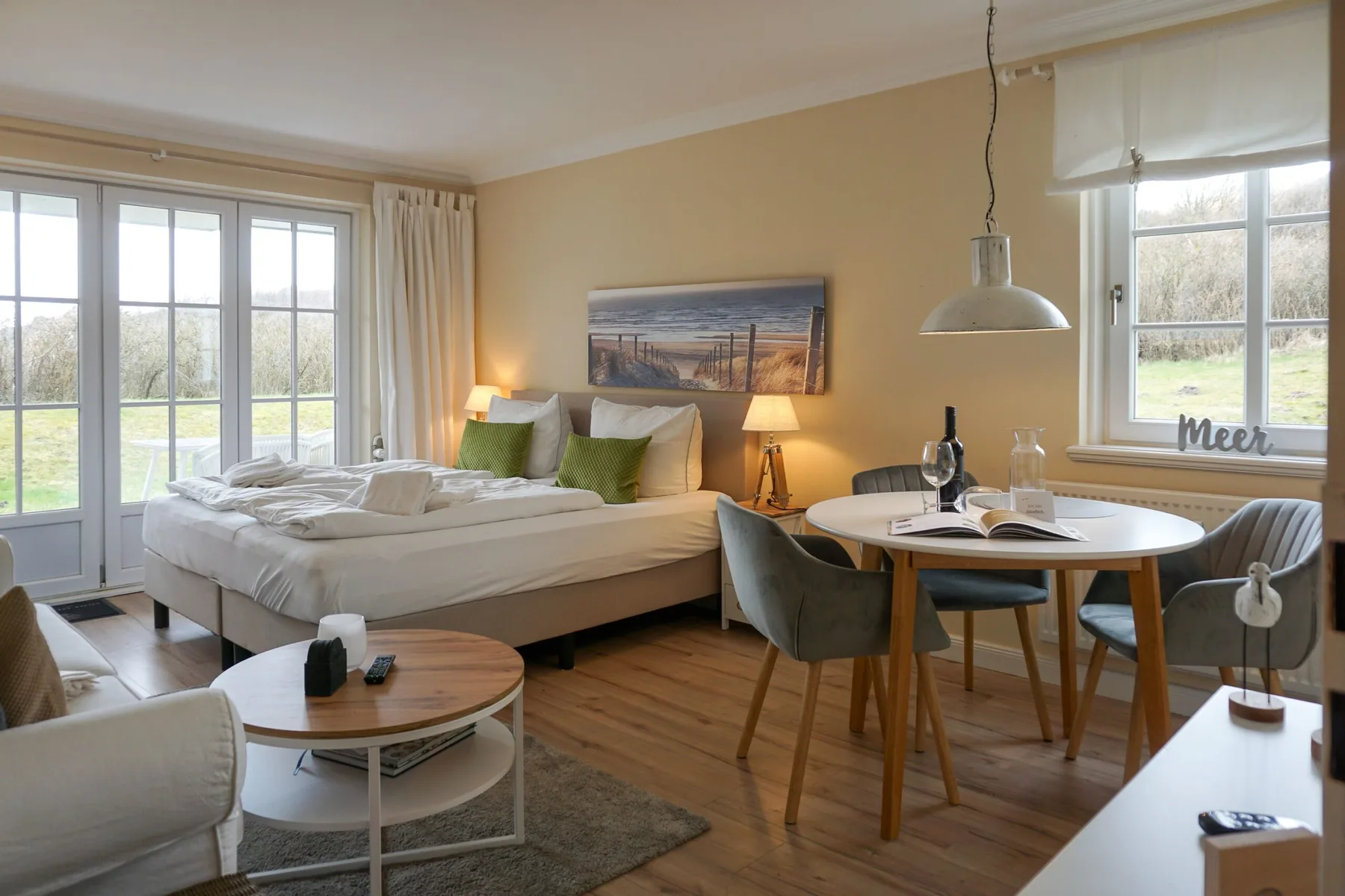 3-Raum Appartement im Erd- und Untergeschoss für 2 Personen