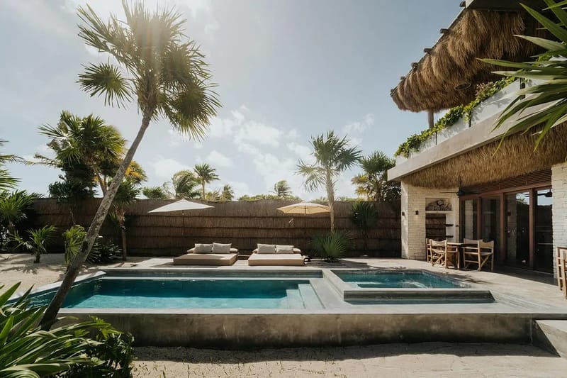 Peaceful Oceanfront Villa in Tulum