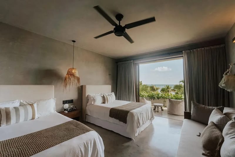 Peaceful Oceanfront Villa in Tulum