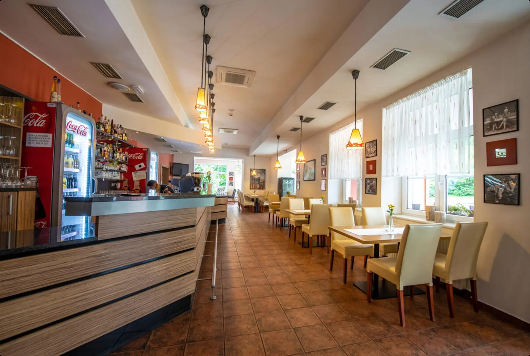 Interior del restaurante del hotel