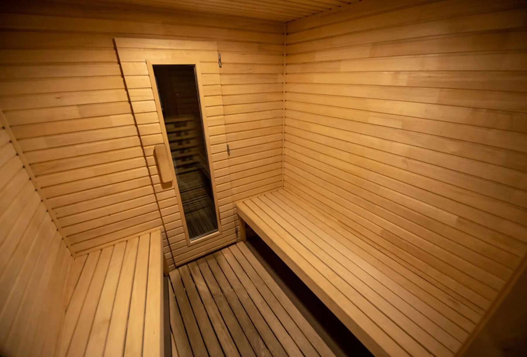 Sauna en el centro de bienestar
