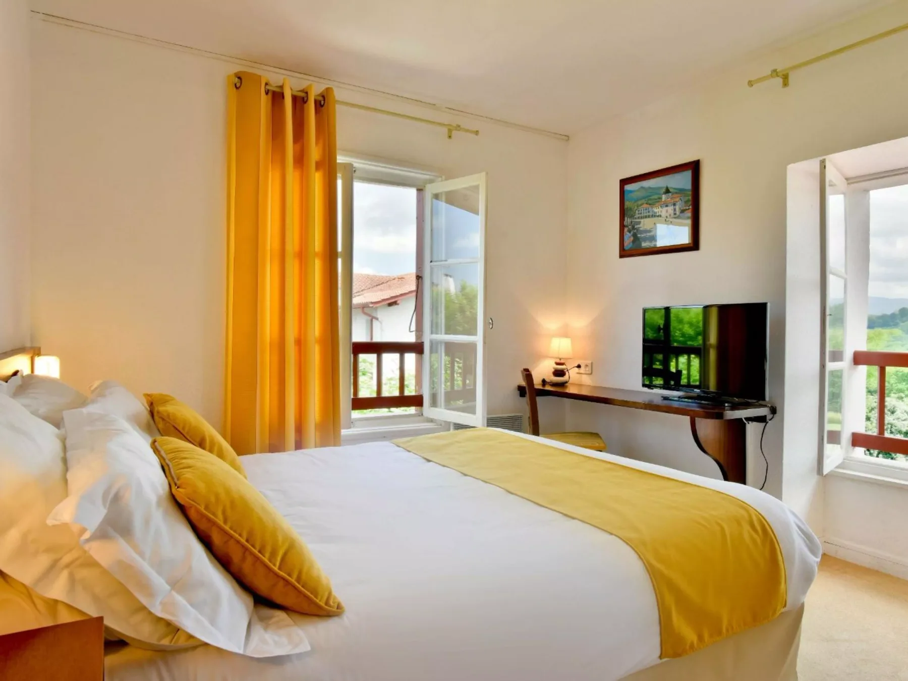 Habitaciones de hotel en un entorno tranquilo