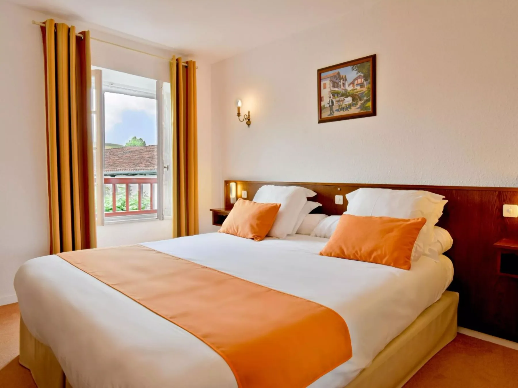 Habitaciones de hotel en un entorno tranquilo