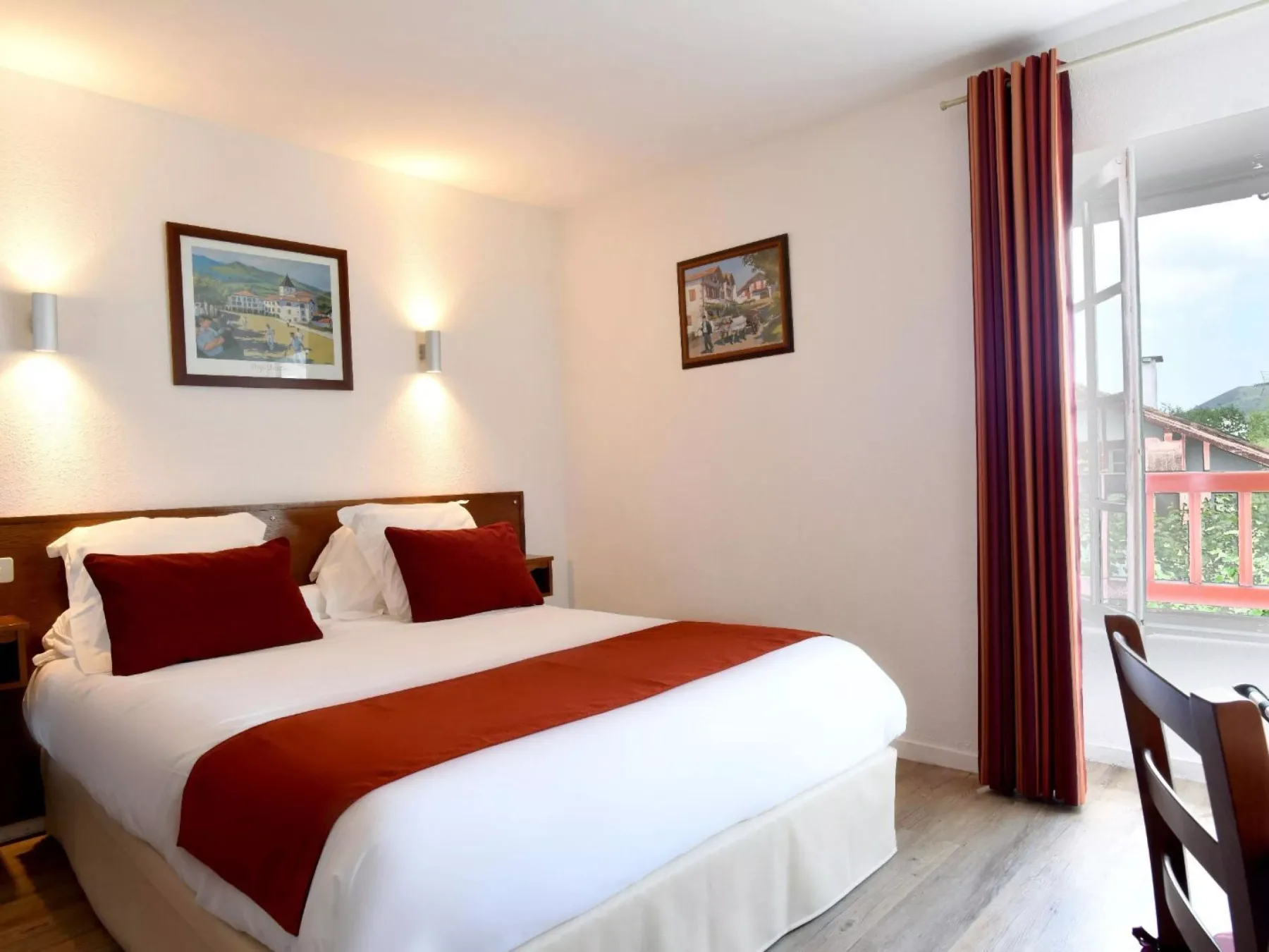 Habitaciones de hotel en un entorno tranquilo