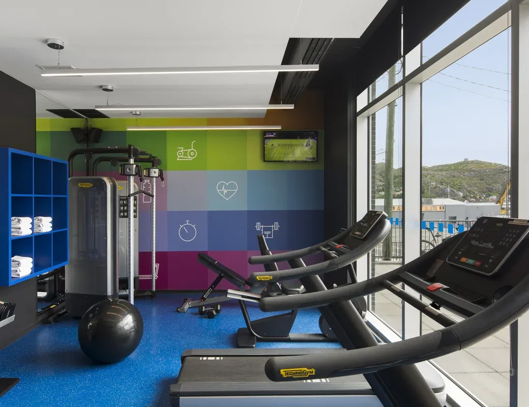 Hotel fitness room