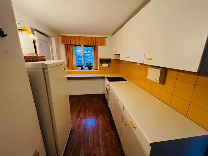La cocina de Red Beech Cabin para preparar sus propias comidas