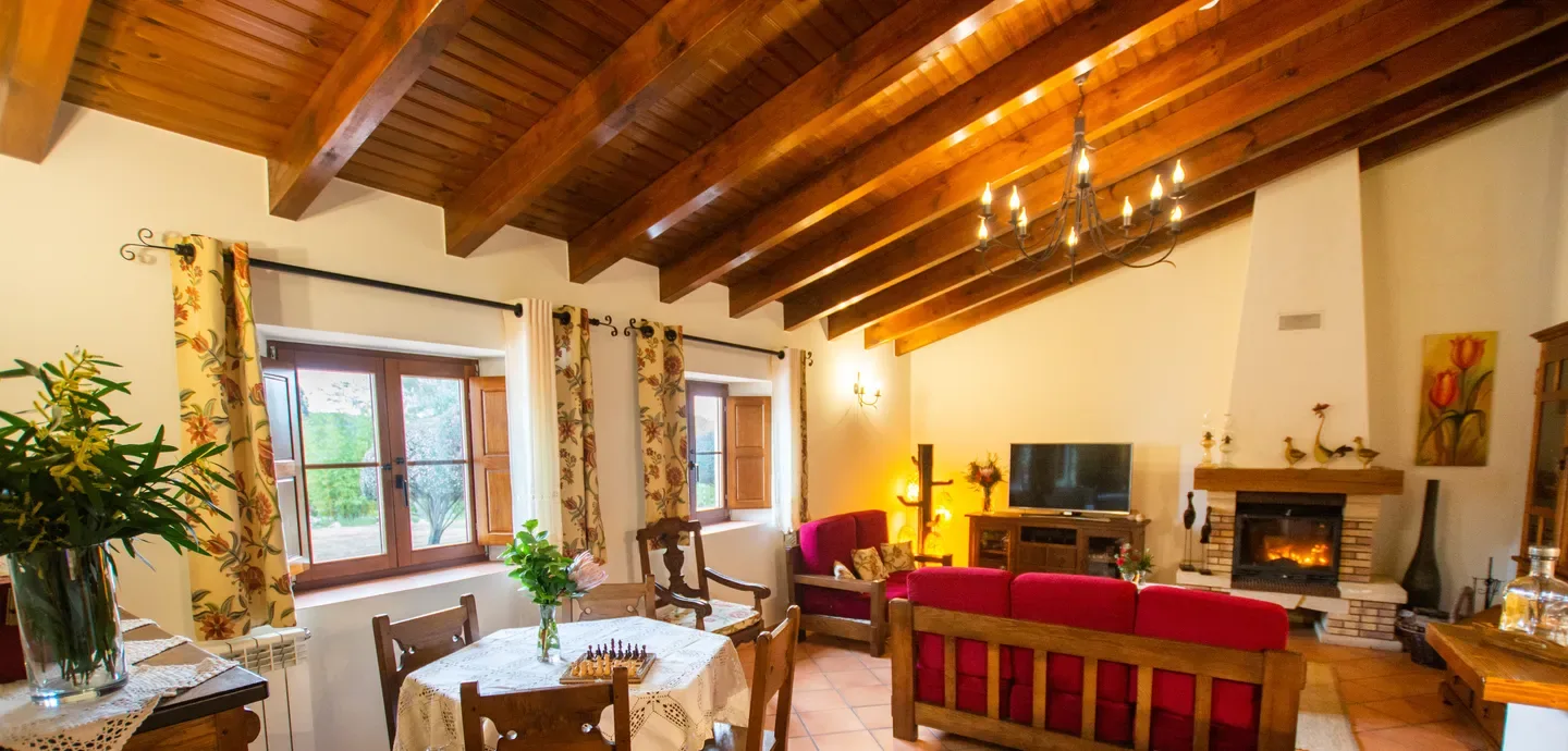 Holiday-home living area