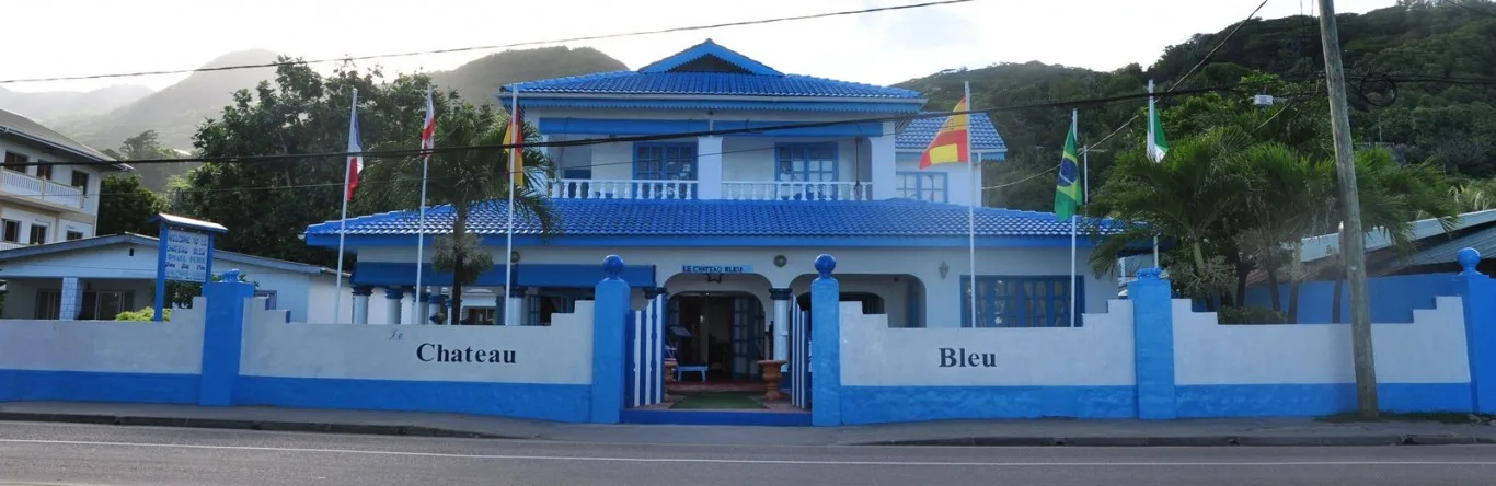 Letrero de Le Chateau Bleu