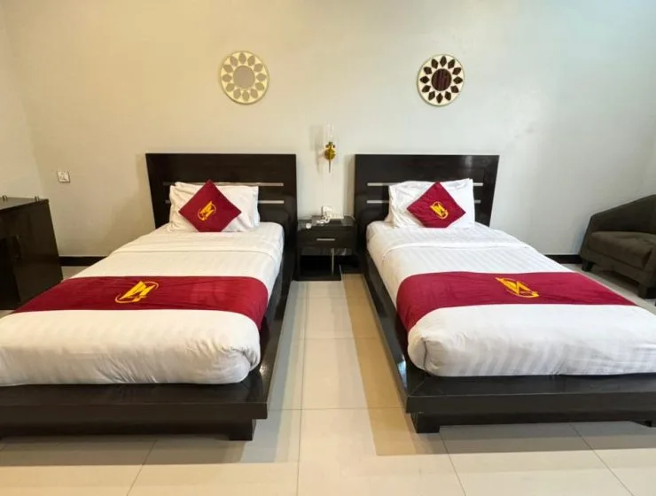 Habitación deluxe con dos camas individuales