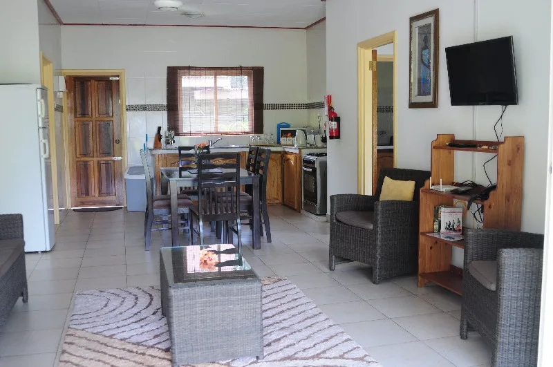 Interior de la casa de dos dormitorios