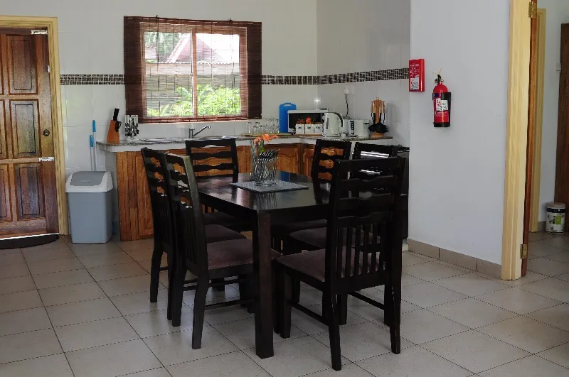 Interior de la casa de dos dormitorios