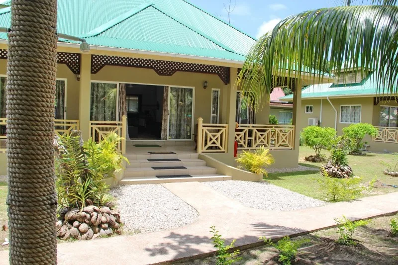 Vista de un apartamento en Hostellerie La Digue