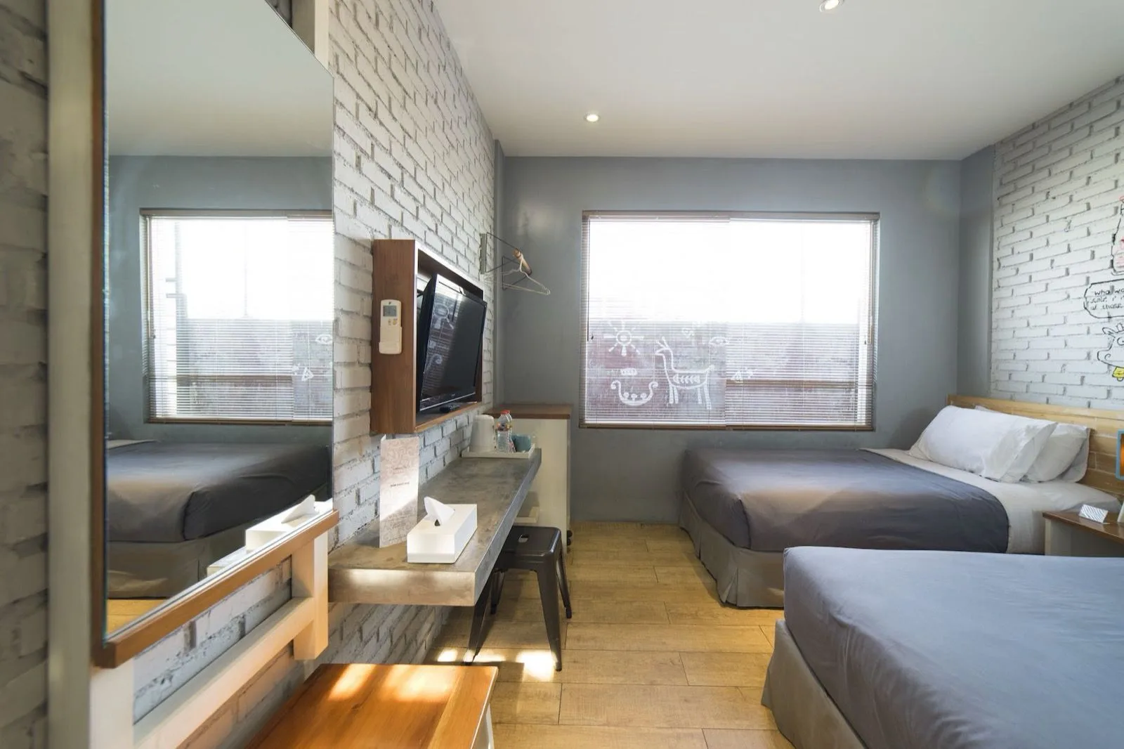 Habitación de estilo escandinavo