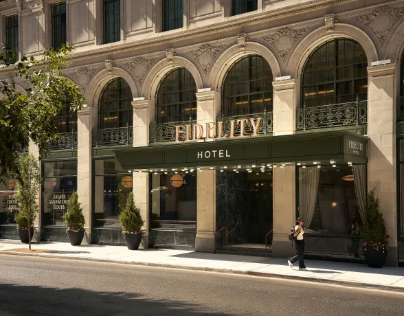 Entrada del hotel