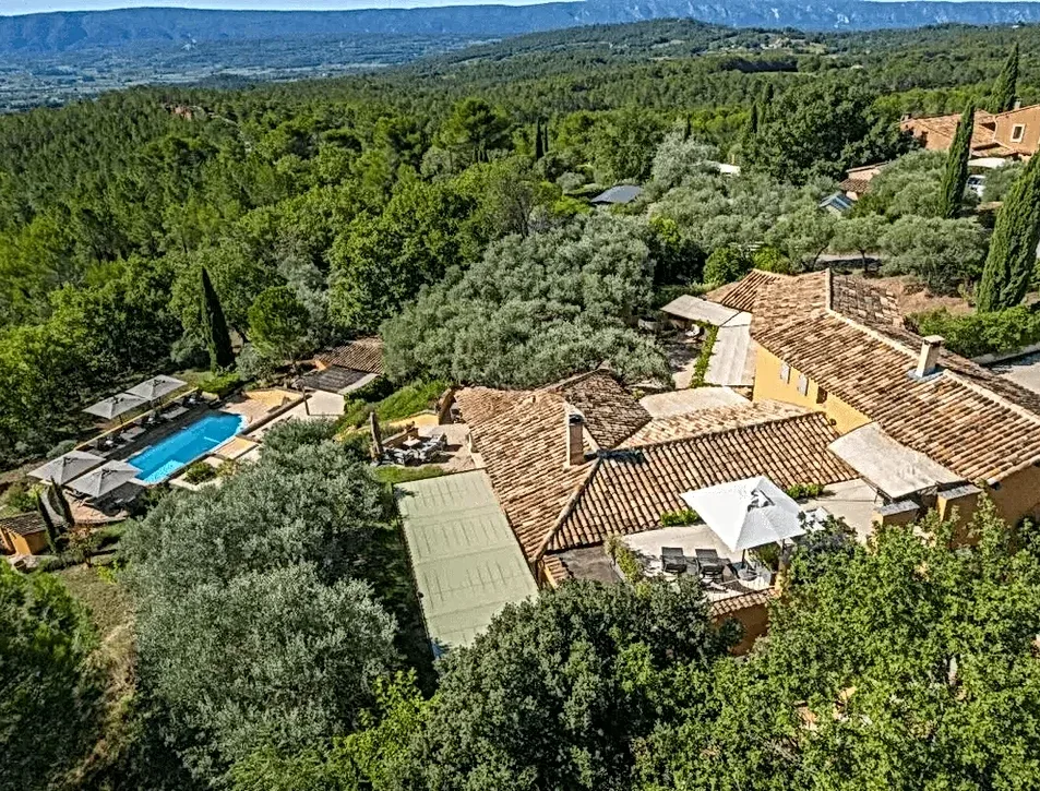 Vista de las colinas del Luberon