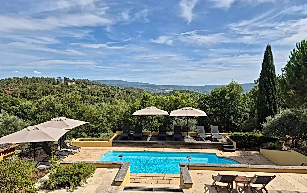 Vista a la piscina